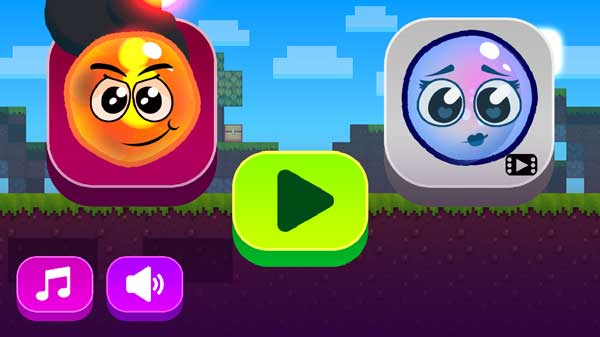 Chơi game Minecraft Băng và Lửa - GameVui