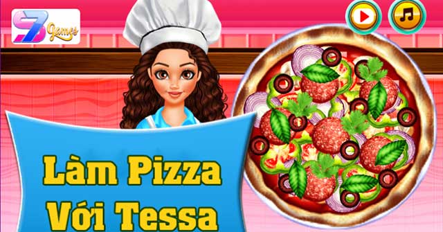 Làm Pizza với Tessa