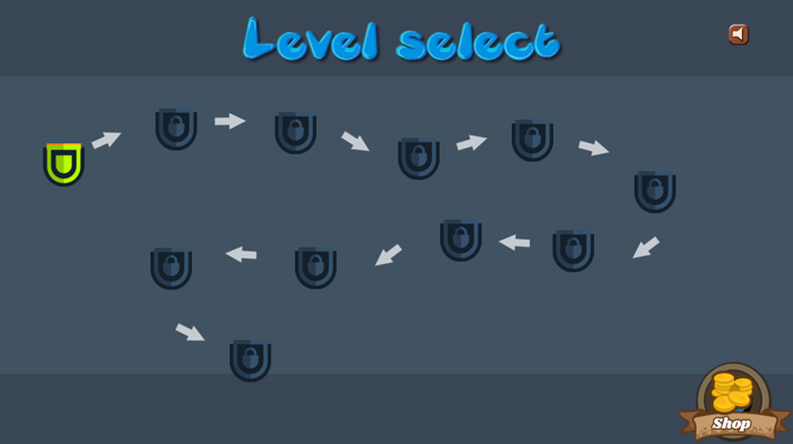 Game có nhiều màn chơi với độ khó tăng dần.