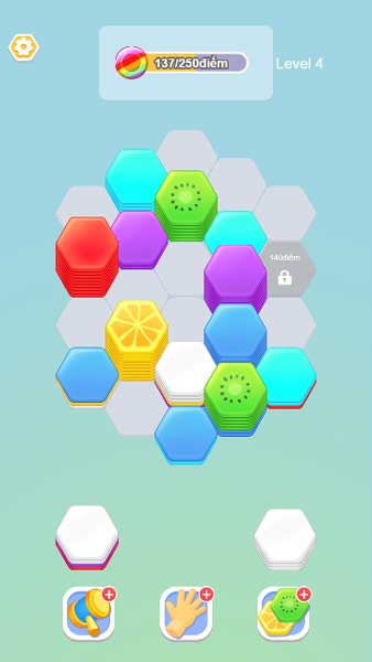 Tư duy để xếp được thật nhiều khối kẹo