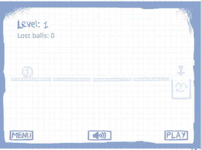 Nhiệm vụ của bạn là cho quả bóng nhỏ đi vào đúng chỗ được đánh dấu.