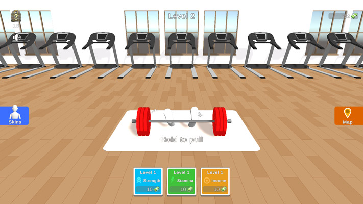 Nâng cấp sức mạnh cho nhân vật của bạn để vượt qua các thử thách.