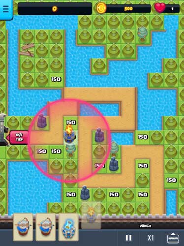 Lựa chọn và sử dụng các loại tháp pháo phòng thủ hợp lý