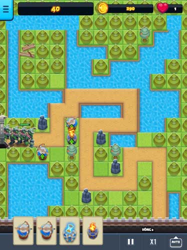 Đừng quên kết hợp và nâng cao cấp độ cho tháp canh