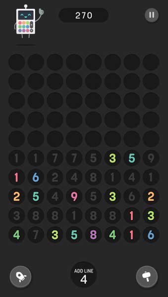 Mỗi lần ghép đúng số, bạn sẽ ghi điểm