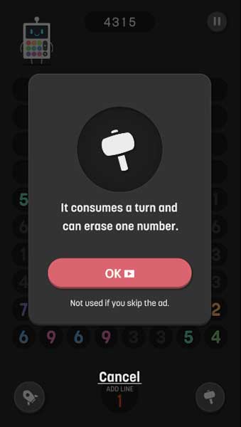 Bạn có thể sử dụng trợ giúp sau khi xem quảng cáo