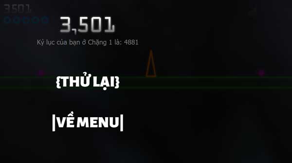 Cố gắng đạt số điểm cao kỷ lục trong game Vector Runner Remix
