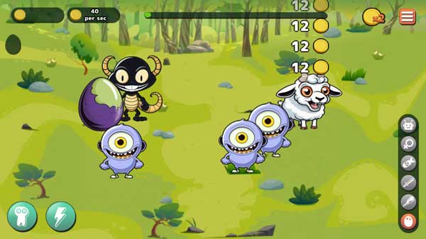 Trò chơi giải trí Clicker và hợp nhất, kết hợp rất thú vị