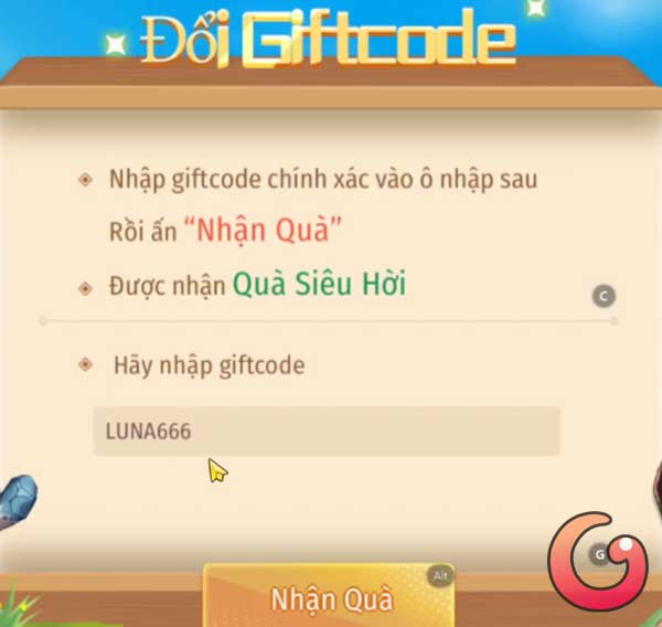 Nhập code