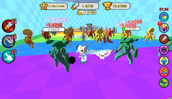 Nhanh chóng tăng cấp độ để nâng cao chỉ số cho nhân vật Obby