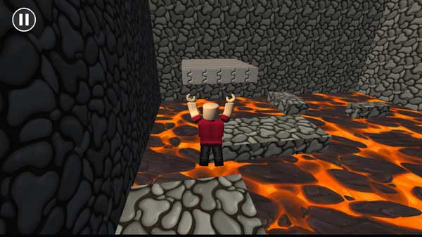 Tránh rơi vào dung nham lava hoặc rơi xuống hố