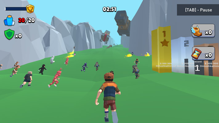 Game có nhiều địa hình khác nhau.