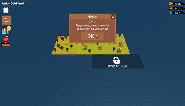 Tích lũy đủ tài nguyên để có thể mở rộng những vùng đất mới