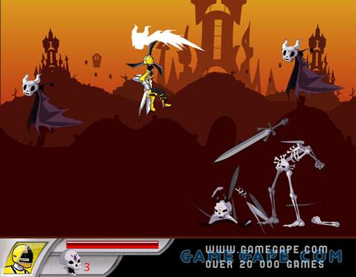 Điều khiển siêu nhân đánh bại quái vật.