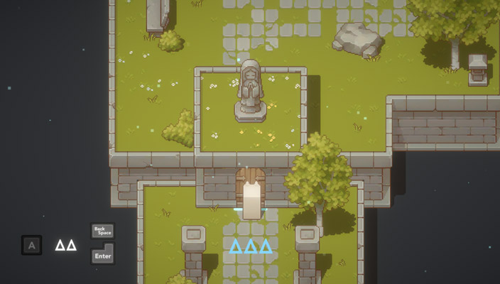 Mở cửa để đi tới các khu vực tiếp theo.