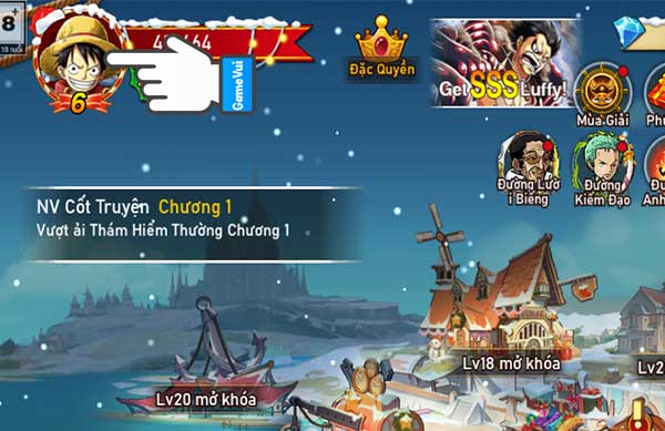 Chạm vào ảnh đại diện