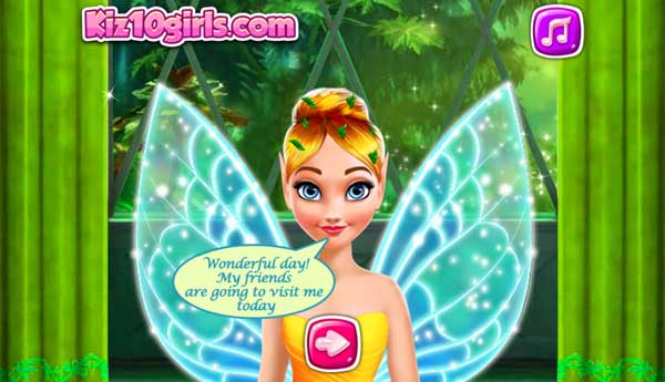 Giúp nàng tiên Tinker Bell chuẩn bị trang điểm