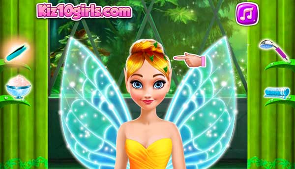 Làm tóc cho Tinker Bell