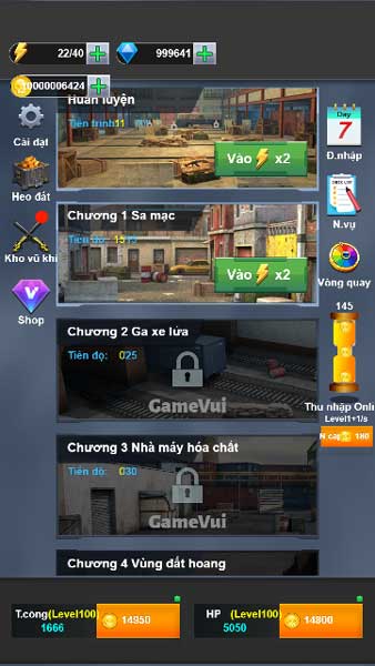 Chơi game Chiến dịch huyền thoại 2 - GameVui