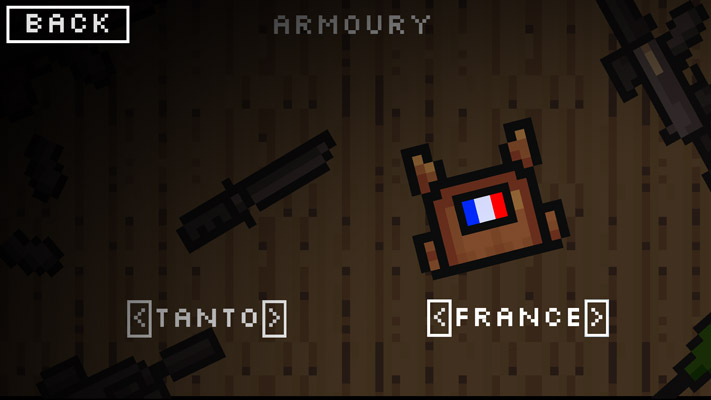 Game có nhiều loại vũ khí và giáp.