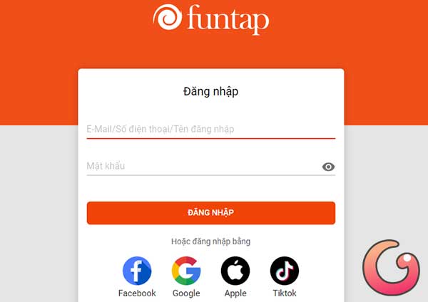 Đăng nhập tài khoản