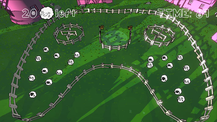 Lùa tất cả cừu vào chuồng trong thời gian ngắn nhất để tạo cho mình kỷ lục bạn nhé.