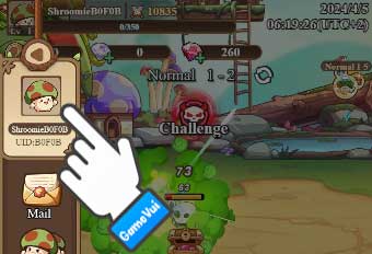 Chạm vào avatar lần nữa