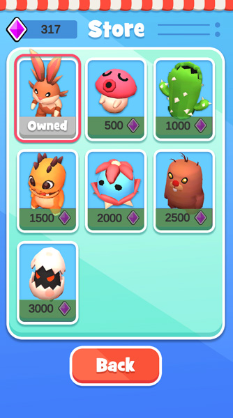 Dùng kim cương kiếm được để mua các pokemon mới.