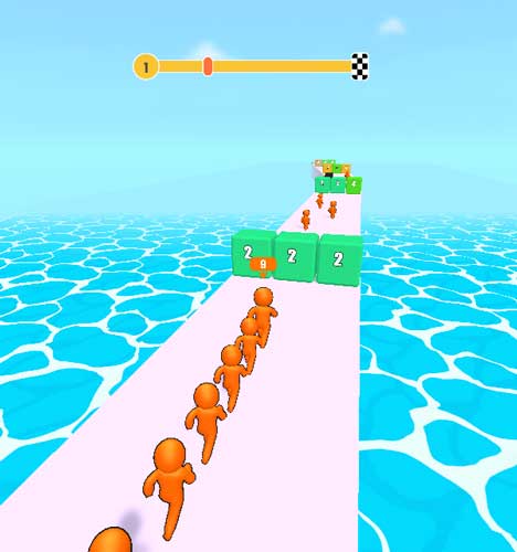 Điều khiển đám đông Stickman vượt qua thật nhiều chướng ngại vật