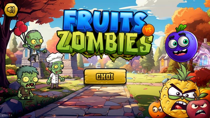 Game Hoa quả vs Zombies - Game Vui