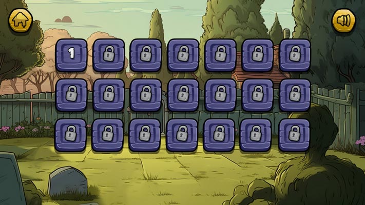 Game có tất cả 21 màn chơi, trong đó có 2 màn là boss.