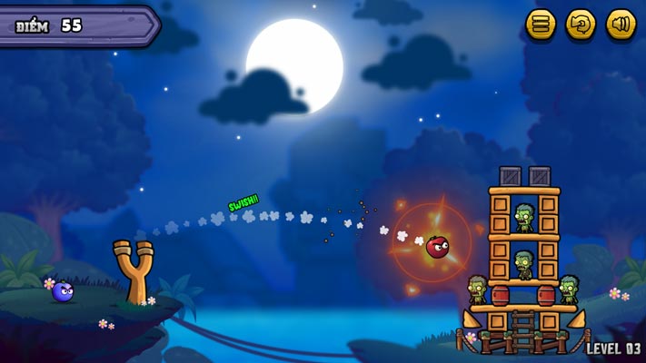 Nhấn khi bắn để sử dụng sức mạnh đặc biệt.