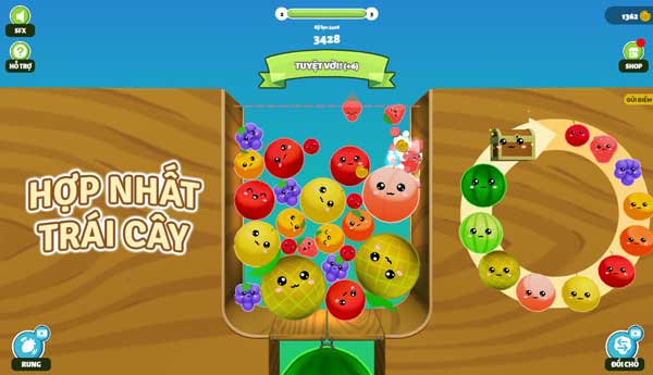 Cố gắng đạt Combo để tăng cao số điểm nhận được