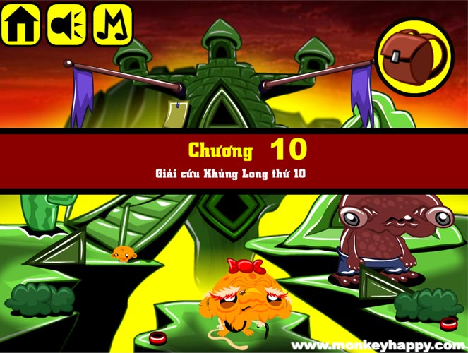 Chơi game Chú khỉ buồn: Giải cứu Khủng long cuối cùng - GameVui.vn