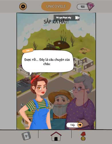 Chế độ Cốt truyện để giúp nhân vật chính Luna hoàn thành mơ ước