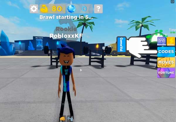 Nhấn vào mục Codes