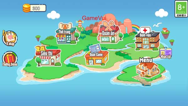 Chơi game Ngôi nhà vui chơi - GameVui