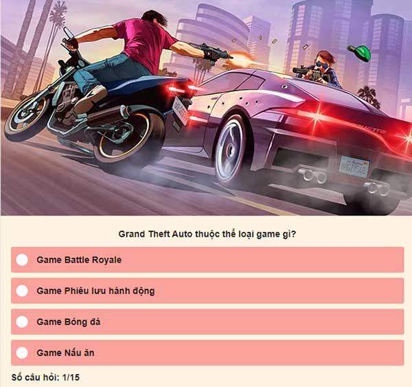 Chọn đáp án đúng