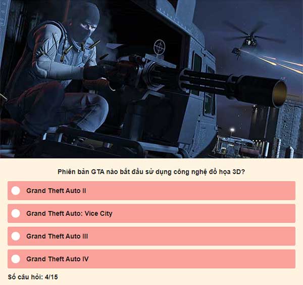 Chọn đáp án đúng