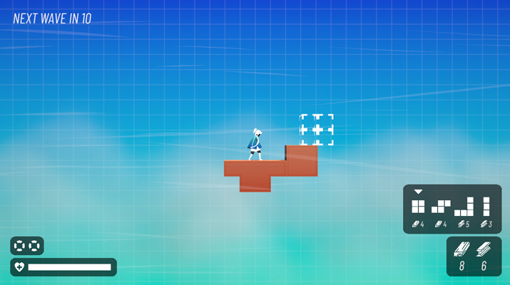 Xây dựng các ô vuông mặt đất.