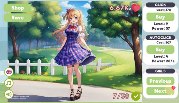 Có rất nhiều mẫu nhân vật Anime xinh đẹp, hấp dẫn đang chờ người chơi khám phá