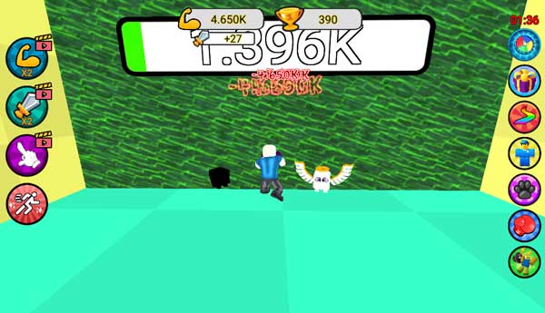 Liên tục đấm bốc để phá vỡ những bức tường và mở khóa thành tựu