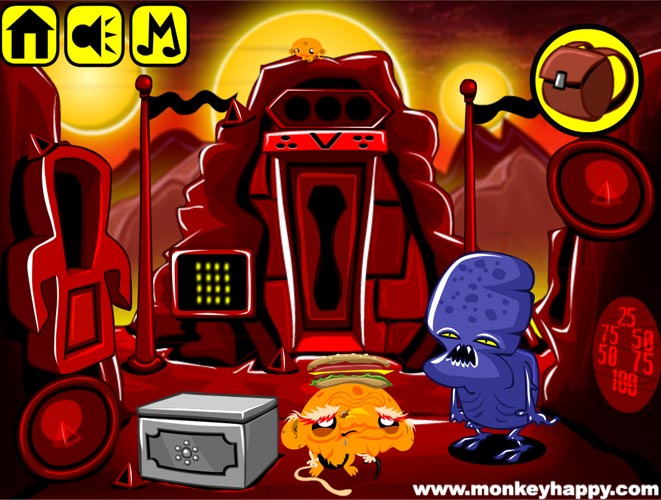 Chơi game Chú khỉ buồn: Tàu vũ trụ tương lai - GameVui.vn