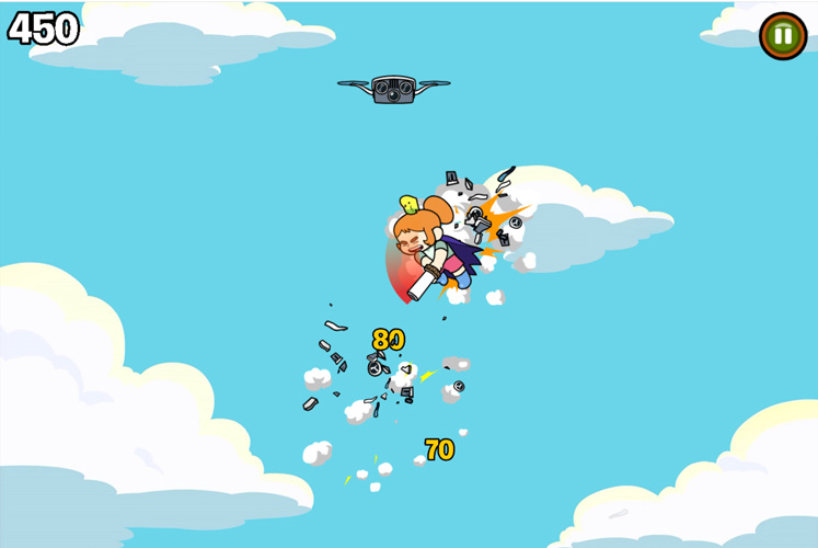 Đánh bại Drone để tiến lên cao hơn.