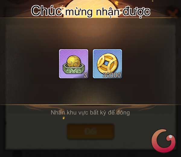 Chúc mừng nhận