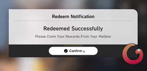 Redeemed Successfully