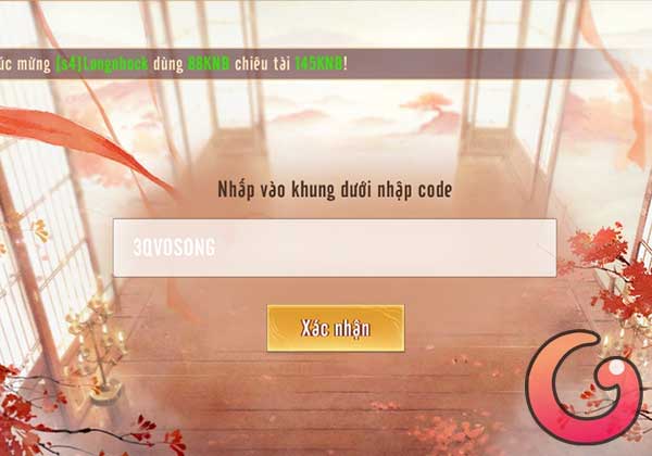 Nhập code