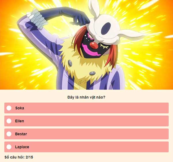 Chọn đáp án đúng