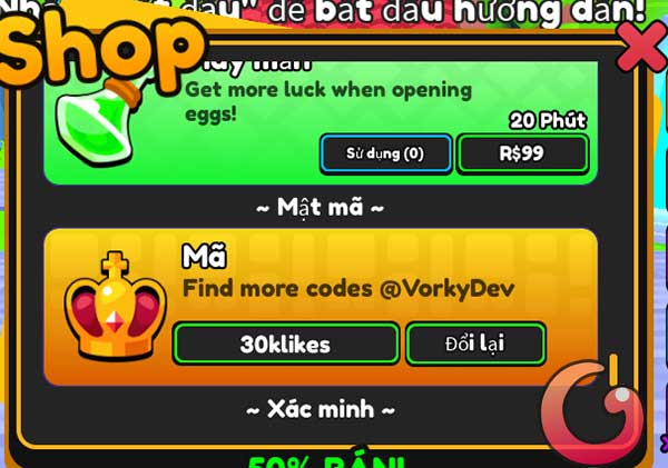 Nhập code