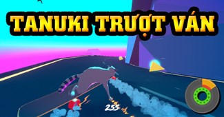 Tanuki trượt ván